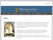 Tablet Screenshot of milarepacenter.org